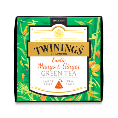 Discovery Collection Mango & Ginger Green Tea - 15 Pyramid Tea Bags